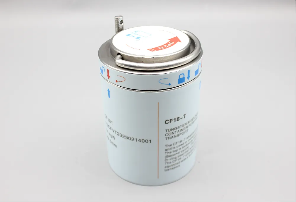 Tungsten Alloy Shielded Transport Container